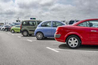 Le parking P1 de l’aéroport de Charleroi