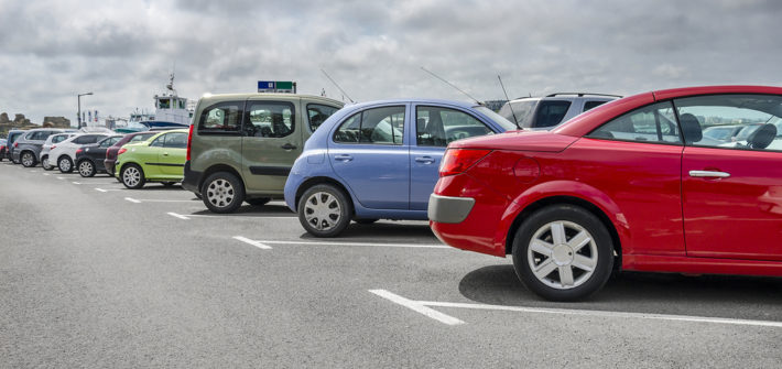 Le parking P1 de l’aéroport de Charleroi